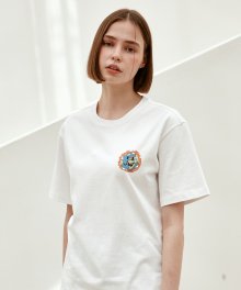 Earth on Fire Tee Off White