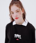 1991 카라 반팔 티셔츠 (블랙)