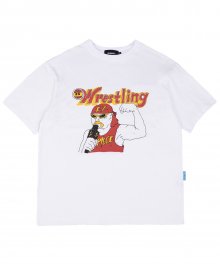 [EZwithPIECE] MUSCLE TEE (WHITE)
