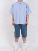 보이센트럴(BOY CENTRAL) oxford big shirt blue