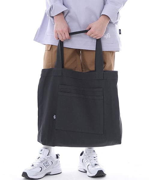 프리스타일 라이프 심플 빅사이즈 에코백 FLB-102 차콜