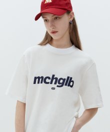 MCHGLB 박스핏 티 (화이트)