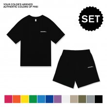 [패키지]어센틱 티셔츠 & 반바지 세트(12 컬러)