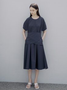 Double Wrap Dress - Chacoal