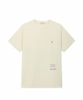 MINIMAL SYMBOL PONTE TEE ivory