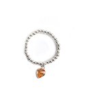 디스코치치() [silver925] DS24 Orange heart beads ring