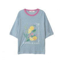 LEMON PRINT T-SHIRTS MINT