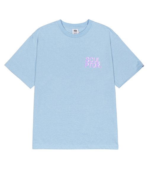 스컬프터(Sculptor) Metallic S/Logo Tee Heather Baby Blue - 28,000 | 무신사 스토어