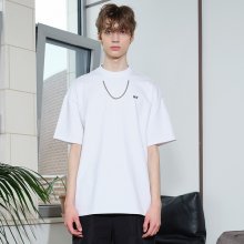 [SM21] NECKLACE SHORT SLEEVES T-SHIRTS White