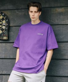 [UNISEX] INTERLOCK PATCH BOX T_VIOLET