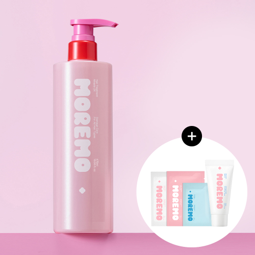 모레모(MOREMO) 헤어 트리트먼트 미라클 2X (475ml 대용량)+(증정) 리커버리밤 20ml +샤쉐3종