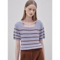 Sqaure Neck Striped Knit SK1MP223-50