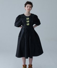 TRIPLE RIBBONS 드레스/블랙