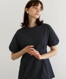 Momo Puff Short-Sleeves T-Shirt_Navy