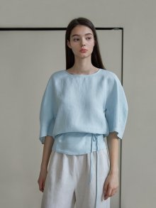 Linen line blouse (sora)