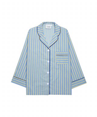 스내피커들(SNAPPY CUDDLE) Chilling Stripe Pajama Set (Blue...