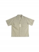 보이센트럴(BOY CENTRAL) poplin open collar shirt khaki