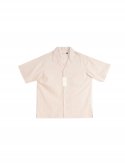 보이센트럴(BOY CENTRAL) poplin open collar shirt light peach