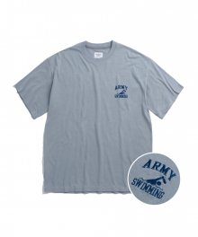 Army Swim T-Shirt Powder Blue