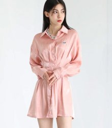 SHINE SLIM ONEPIECE PEACHPINK