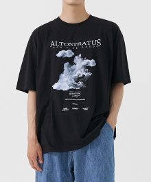 ALTOSTRATUS 하프 티셔츠 (BLACK)