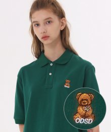 유니온 베어 PK 티셔츠 - GREEN