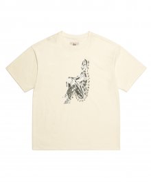 DULL PRINTING T-SHIRT IVORY