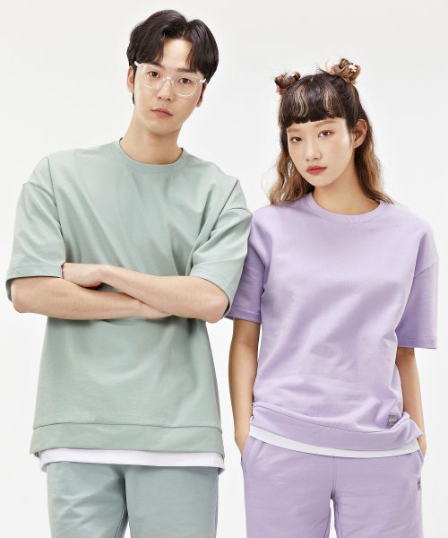 체이스컬트(CHASECULT) 공용 오버핏 와펜 레이어드 티셔츠-ACAU5846F0T - 사이즈 & 후기 | 무신사