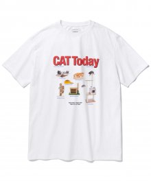 CAT TODAY SHORT SLEEVE KS [WHITE]