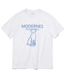 MODERN DOG SHORT SLEEVE KS [WHITE]