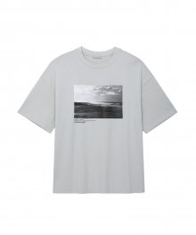 후키파 비치 오버 핏 티셔츠 라이트그레이 LF1SKN3908