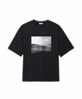 후키파 비치 오버 핏 티셔츠 블랙