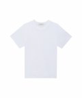 21SS 베이직 자수 로고 티셔츠 - 화이트
