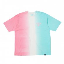 symmetrical dyed T-shirt pink