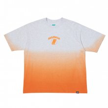 Gradient Dyeed T-shirt Orange