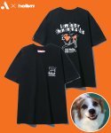 헬븐(HELLVN) [H/Vx동물자유연대] RUN BAGEN T-shirt (DHTTHV-A26) - BLACK