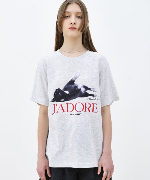 더 로켓(THE ROCKET) R MIMI GRAPHIC T-SHIRT_GREY - 사이즈 & 후기 | 무신사