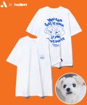 헬븐(HELLVN) [H/Vx동물자유연대] BROS T-shirt (DHTTHV-A29) - WHITE