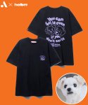 헬븐(HELLVN) [H/Vx동물자유연대] BROS T-shirt (DHTTHV-A29) - BLACK