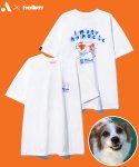 헬븐(HELLVN) [H/Vx동물자유연대] RUN BAGEN T-shirt (DHTTHV-A26) - WHITE