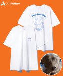 헬븐(HELLVN) [H/Vx동물자유연대] DOGS T-shirt (DHTTHV-A27) - WHITE