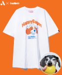 헬븐(HELLVN) [H/Vx동물자유연대] HAPPY BAGEN T-shirt (DHTTHV-A25) - WHITE