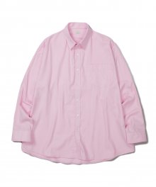 테이들 오버핏 긴팔셔츠 핑크 / GMSH01-1791SS21