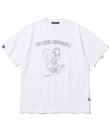 Line Squirrel T-Shirts - White