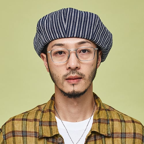 (Alternate stripe ) Linen 2pack- CLASSIC Big Apple Hat