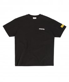 드리피 오버핏 반팔 티셔츠(블랙)