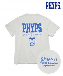 P.E.DEPT® CRAYON TEE OATMEAL