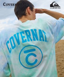 COVERNAT X QUIKSILVER 마블 로고 티셔츠 블루