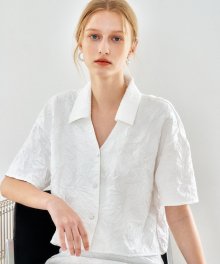 WHITE BEL SUMMER CREASED SHIRT(화이트 벨 섬머 크리스드 셔츠)