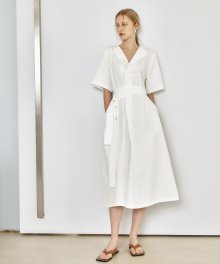 WHITE RIVER COTTON DRESS (화이트 리버 코튼 드레스)